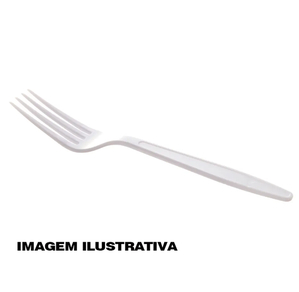 GARFO DESCARTAVEL BOMPACK FORTE BRANCO C/30UN - R$6.39 - CX/10 - 7898403344653