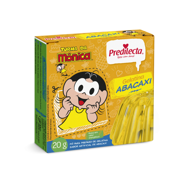 GELATINA PREDILECTA ABACAXI 20G - R$1.19 - CX/36 - 7896292312180
