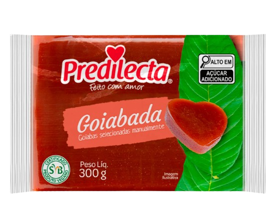 GOIABADA PREDILECTA FLOW PACK 300G - R$3.56 - CX/36 - 7896292330061