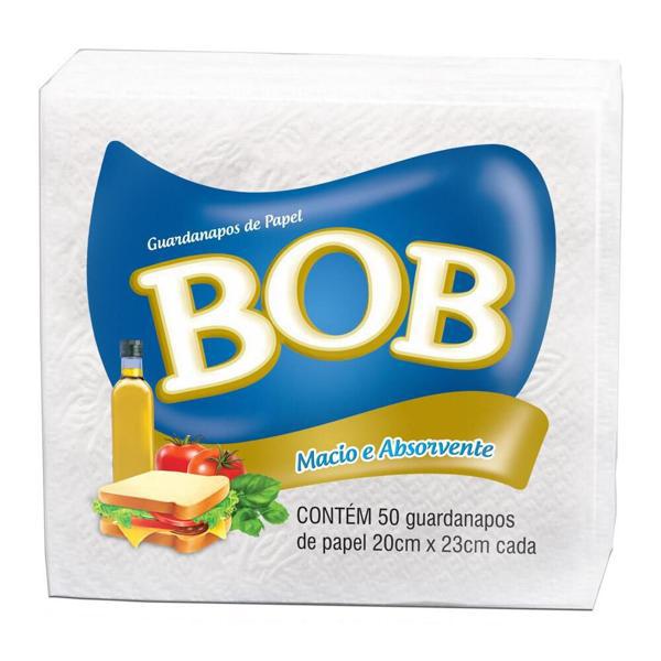 GUARDANAPO PAPEL BOB 20CM X 23CM 50UN - R$1.61 - CX/72 - 7896089403022