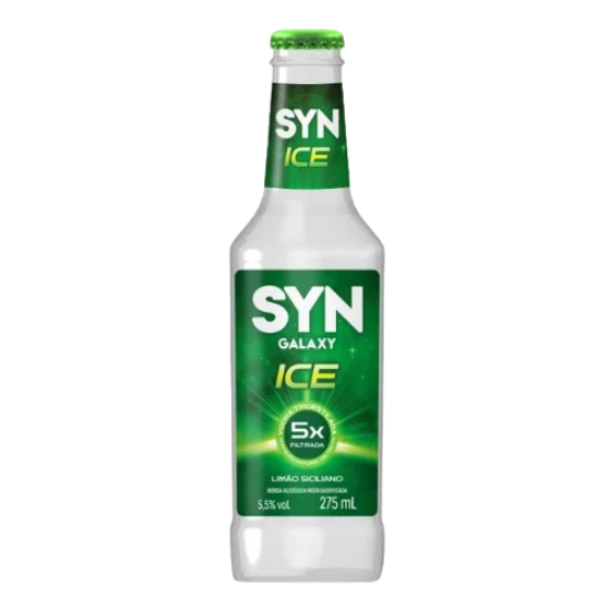 ICE SYN GALAXY LIMAO VIDRO 275ML - R$3.65 - FD/24 - 7896336811594