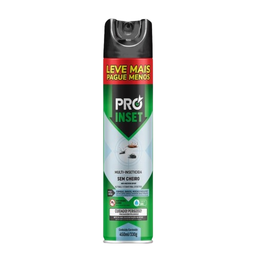 INSETICIDA PROINSET AERO MULTI S/CHEIRO 450ML  - R$7.49 - CX/12 - 7899674038685