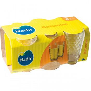 JOGO COPO BATUQUE NADIR FIGUEIREDO C/6 265ML - R$10.31 - CX/08 - 0000000007443