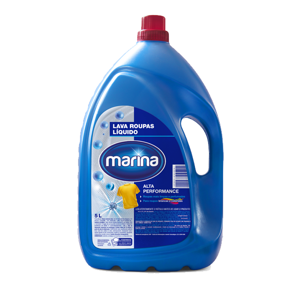 LAVA ROUPAS LIQ MARINA 3L - R$18.98 - CX/04 - 7896569730037