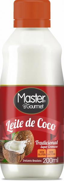 LEITE COCO MASTER GOURMET CREMOSO 200ML - R$2.20 - CX/24 - 7898958581596