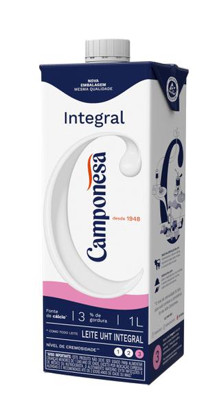 LEITE LV CAMPONESA INTEGRAL 1LT - R$4.35 - CX/12 - 7896259483076