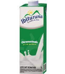 LEITE LV IBITURUNA DESNATADO C/ TAMPA 1L - R$3.75 - CX/12 - 7896401600092
