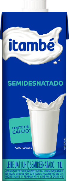 LEITE LV ITAMBE SEMIDESNATADO 1L C/TAMPA - R$3.79 - CX/12 - 7896051111528