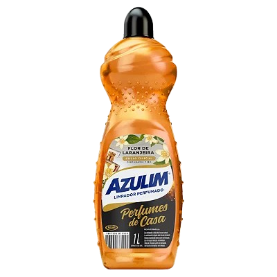 LIMPADOR AZULIM PERFUMADO FLOR DE LARANJEIRA 1L - R$4.55 - CX/12 - 7897534875555