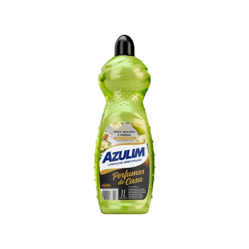 LIMPADOR AZULIM PERFUMADO PERA INGLESA E FRESIA 1L - R$4.55 - CX/12 - 7897534875548