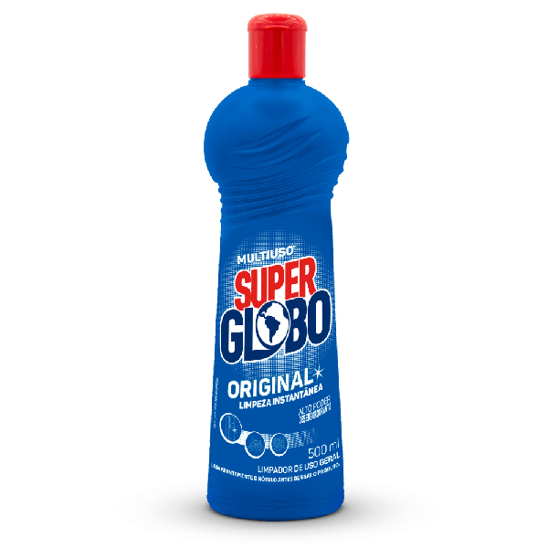 LIMPADOR SUPER GLOBO MULTIUSO ORIGINAL 500ML - R$2.53 - CX/24 - 7898915457407
