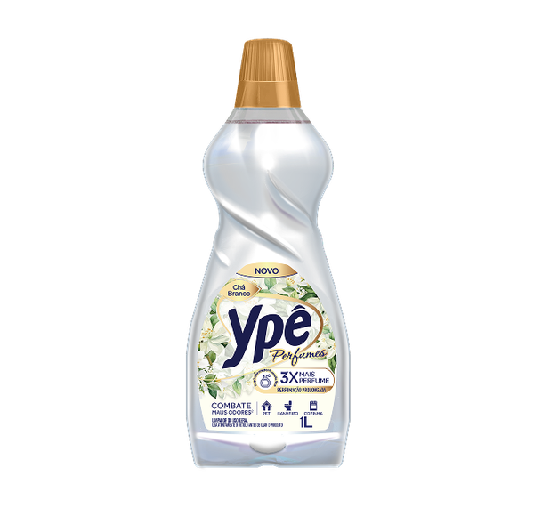 LIMPADOR YPE PERFUMADO CHA BRANCO 1L  - R$4.92 - CX/12 - 7896098903155