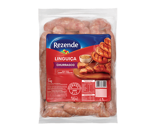 LINGUICA CHURRASCO REZENDE 5KG - R$12.90 - CX/20 - 7894904578252