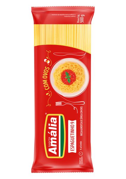 MACARRAO STA AMALIA OVOS ESPAG 9 500G - R$3.87 - FD/30 - 7896021300051