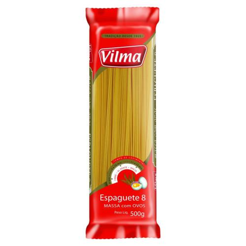 MACARRAO VILMA OVOS ESPAG 8 500G - R$3.49 - FD/30 - 7896417204017