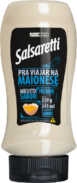 MAIONESE SALSARETTI TOP DOWN 350G  - R$6.25 - CX/15 - 7898930141947