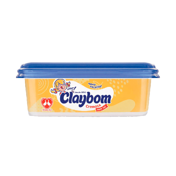 MARGARINA CLAYBOM TRAD C/SAL 250G - R$3.15 - CX/24 - 7891515901066