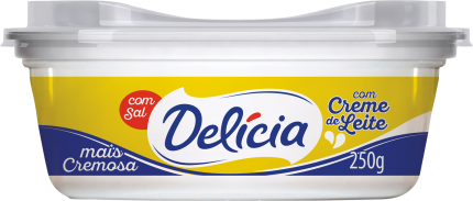 MARGARINA DELICIA C/SAL 250G - R$3.55 - CX/24 - 7891080400100