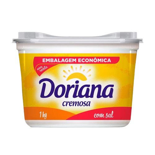 MARGARINA DORIANA C/SAL 1KG - R$13.80 - CX/12 - 7894904929658