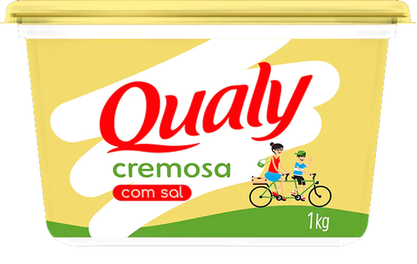 MARGARINA QUALY C/SAL 1KG - R$14.50 - CX/06 - 7893000079298