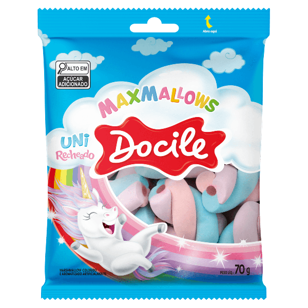 MARSHMALLOW DOCILE BAUN E MORA TWIST 70G - R$3.97 - CX/12 - 7896451929396