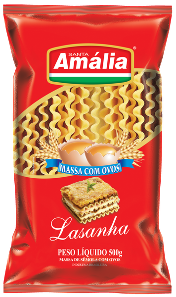 MASSA P/LASANHA STA AMALIA OVOS 500G - R$8.10 - CX/20 - 7896021300105