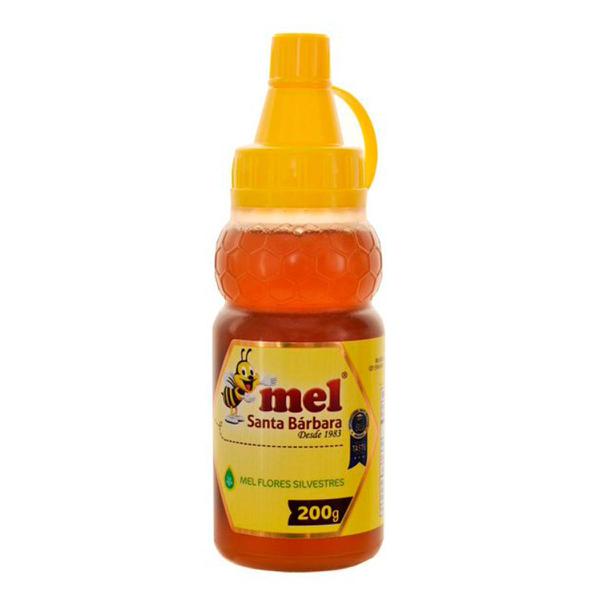 MEL SANTA BARBARA SILVESTRE BISNAGA 200G - R$8.42 - CX/12 - 7897535413428