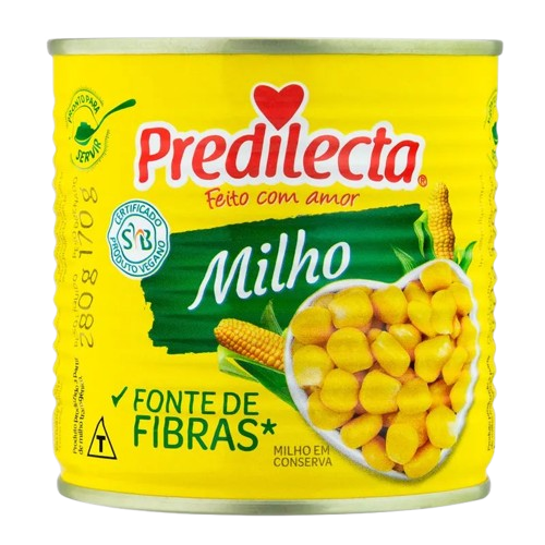 MILHO VERDE CONSERVA PREDILECTA LT 170G - R$2.35 - CX/24 - 7896292340503