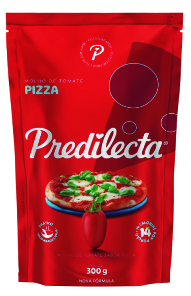 MOLHO TOMATE PREDILECTA PIZZA 300G - R$2.16 - CX/32 - 7896292334113
