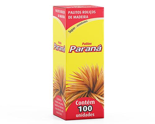 PALITOS DE DENTE PARANA C/100 20X25 - R$0.76 - FD/20 - 7896080900049