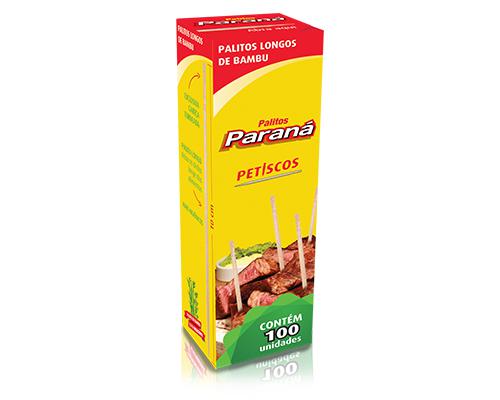 PALITOS P/PETISCOS PARANA C/100 - R$1.97 - FD/20 - 7896080901794