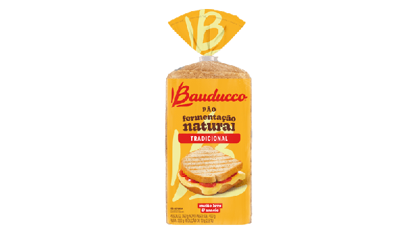 PAO DE FORMA BAUDUCCO TRADICIONAL 400G - R$5.50 - CX/08