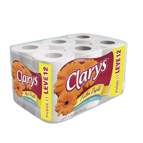 PAPEL HIG CLARYS NEUTRO FD 30M LV12 P11 - R$9.49 - FD/6 - 7896089408010