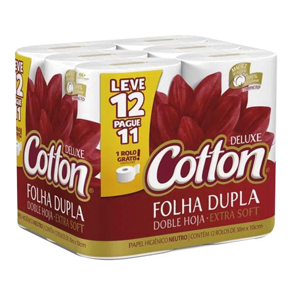 PAPEL HIG COTTON NEUTRO FD L12P11 30M - R$14.49 - FD/06 - 7896301802923
