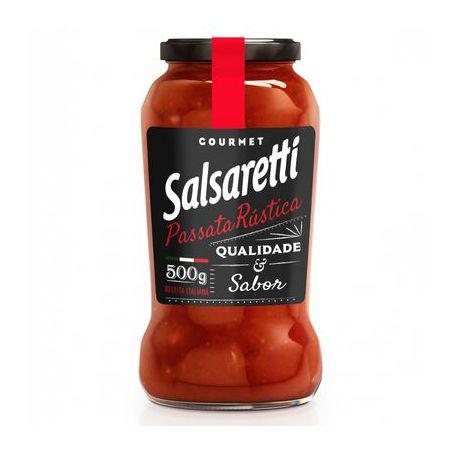 PASSATA RUSTICA SALSARETTI VD 500G - R$9.24 - CX/24 - 7898930141732