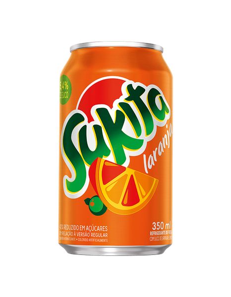 REFRIGERANTE SUKITA LARANJA LT 350ML - R$2.69 - CX/12 - 7891149440603