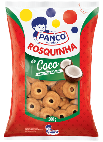 ROSQUINHA PANCO COCO 500G - R$4.99 - CX/18 - 7891203021106