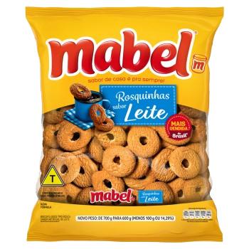 ROSQUINHA MABEL LEITE 500G - R$5.02 - CX/24 - 7896071030113