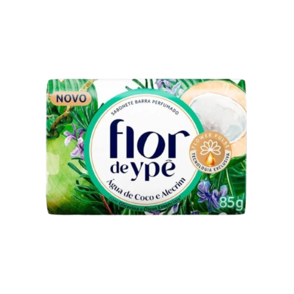 SAB FLOR YPE AGUA DE COCO ALECRIM 85G - R$1.15 - CX/72 - 7896098902257