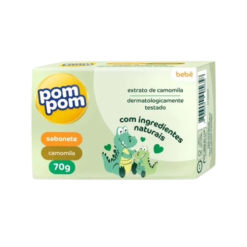 SAB INF POMPOM CAMOMILA E ERVA CIDREIRA 70G - R$2.19 - CX/72 - 7896094905658