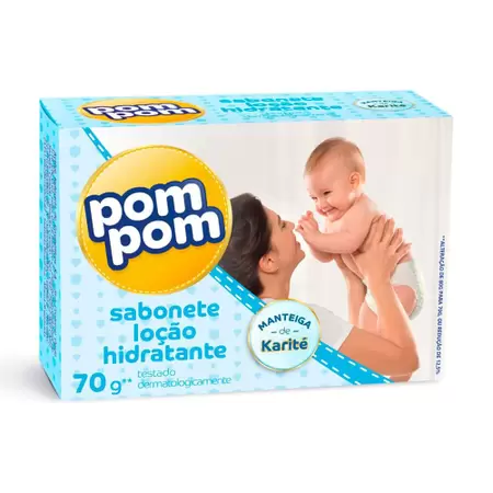 SAB INF POMPOM HIDRATANTE 70G - R$2.19 - CX/72 - 7896094905634