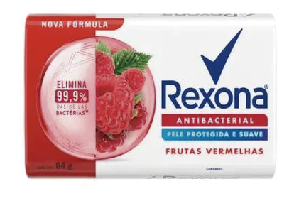 SAB REXONA ANTIBACTERIAL FRUTAS VERMELHAS 84G - R$2.00 - CX/108 - 7891150083271
