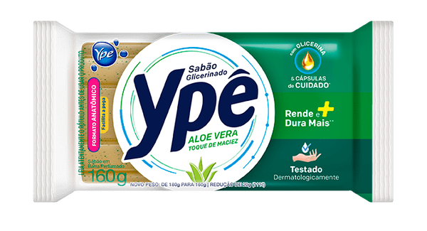 SABAO BARRA YPE ALOE VERA 160G  - R$2.96 - CX/60 - 7896098906019