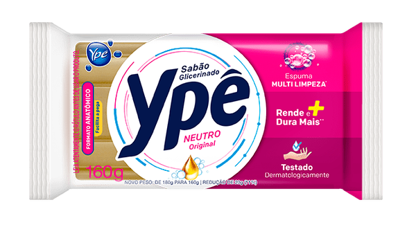 SABAO BARRA YPE NEUTRO 160G - R$3.13 - CX/60 - 7896098905913