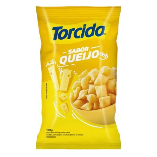 SALGADINHO TORCIDA QUEIJO 100G - R$2.79 - CX/27 - 7892840817084