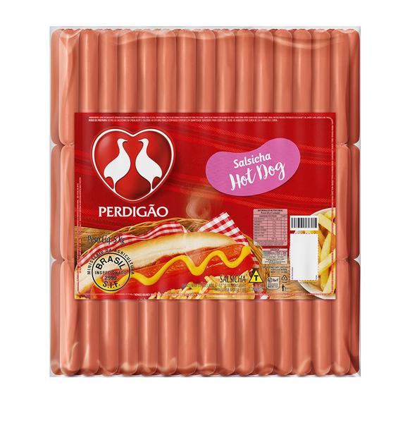SALSICHA HOT DOG PERDIGAO KG SHG420 - R$8.50 - KG/20 - 7891515220983