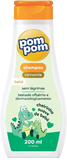 SHAMPOO POMPOM CAMOMILA 200ML - R$7.80 - CX/12 - 7896012877722