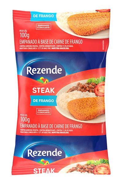 STEAK FRANGO REZENDE 100G - R$1.31 - CX/72 - 7894904577873