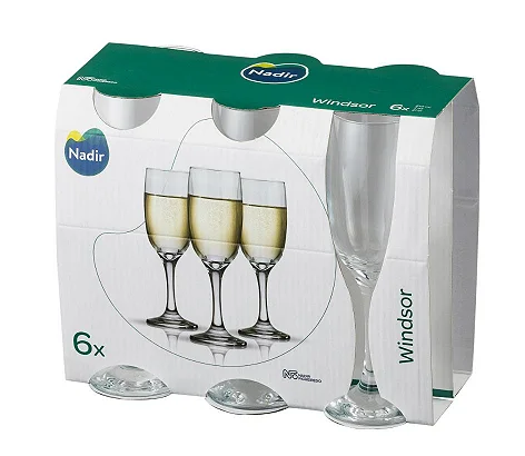 TACA WINDSOR CHAMPAGNE NADIR FIGUEIREDO 210ML - R$6.75 - CX/12 - 7891155008330