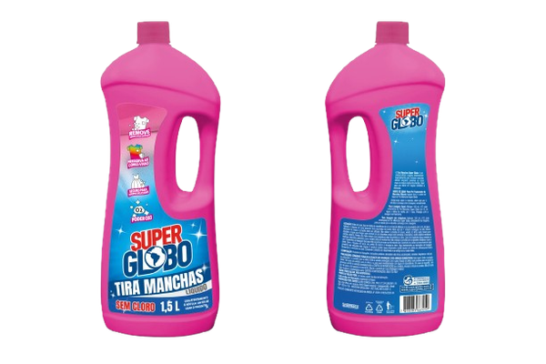 TIRA MANCHAS LIQ SUPER GLOBO 1,5L - R$9.30 - CX/08 - 7898083663259